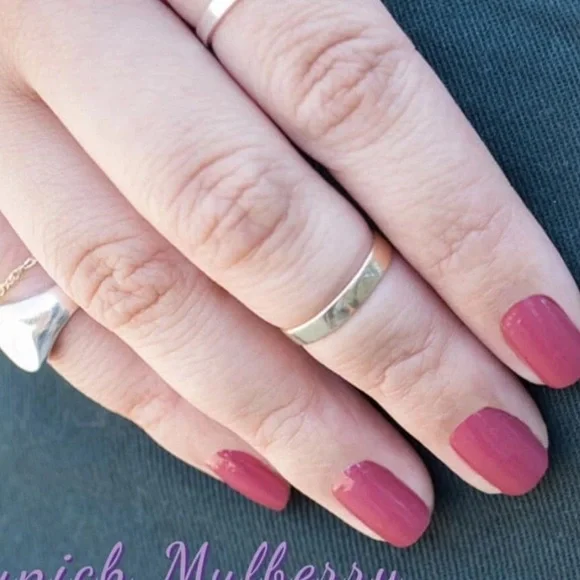 *Retired* Color Street: Munich Mulberry | Berry Red Fall Solid Classic Winter - Picture 9 of 12